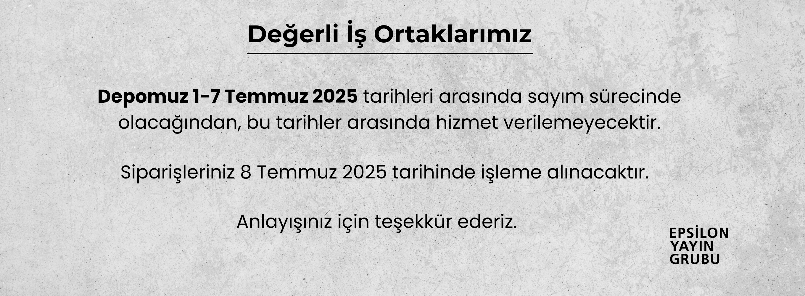 Bilgilendirme
